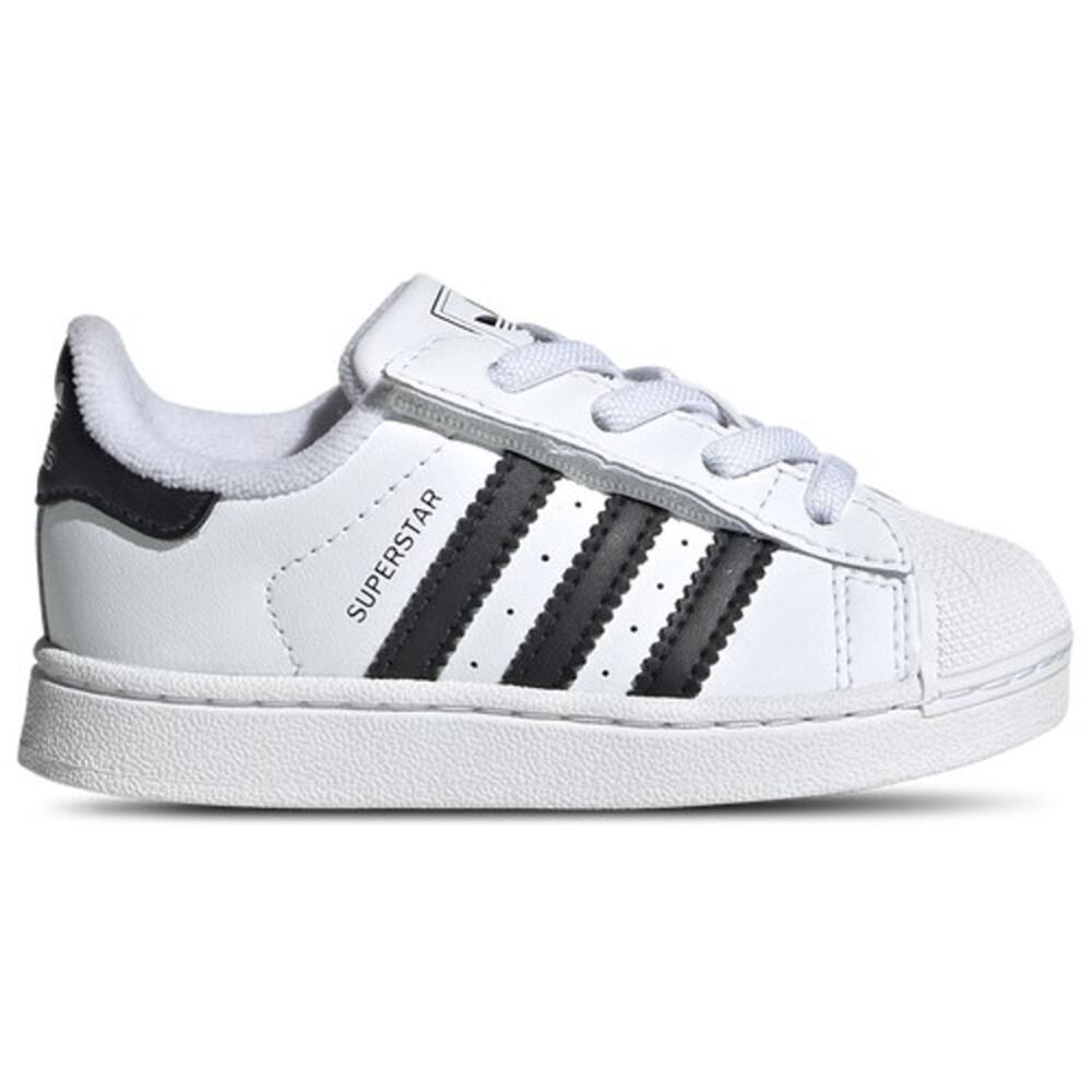 NWT Adidas Boys Adidas Originals Superstar Running Shoes Black/White-Sz 9